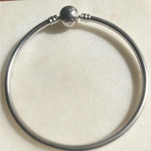 Pandora bangle bracelet, 925 Ale, authentic approx. 6.5-7”